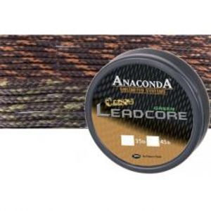 Saenger Anaconda  šnúra Camou Leadcore 10 m-Nosnosť 35lb / Farba CAMO BROWN