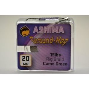 Ashima  Extra potápavá náväzcová. šnúra Groundhog 20 m 15 lb -Farba BROWN