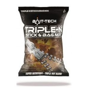 Bait-Tech Zmes Kŕmenia Triple-N Stick & Bag Mix 1 kg