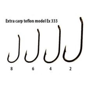 Extra carp háčiky teflon séria  EX 333   ( 10ks v balení)-Veľkosť 8