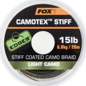 Fox Náväzcová Šnúrka Camotex Light Stiff 20 m-Priemer 15 lb / Nosnosť 6,8 kg