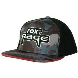 Fox Rage Šiltovka Camo Flat Peak Baseball Cap