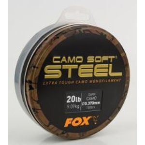 Fox Vlasec Camo Soft Steel Dark Camo 1000 m-Průměr 0,370 mm / Nosnost 20 lb