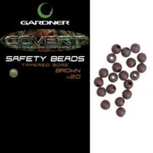 Gardner Zarážky Covert Safety Beads-Hnedá