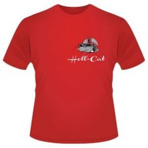 Hell-Cat Tričko Classic červené-Veľkosť L