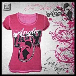 HOTSPOT DESIGN Tričko Lady Angler ružové-Veľkosť S