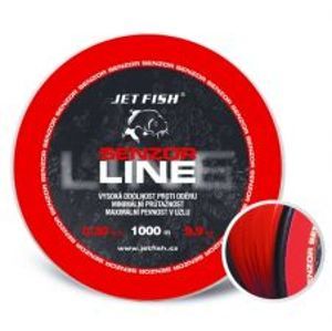 Jet Fish Senzor line Red 1000 m-Priemer 0,28 mm / Nosnosť 8,6 kg