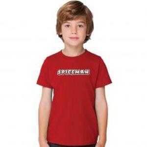Mikbaits Detské tričko Spiceman - červené 