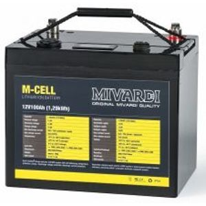 Mivardi Lithiová Baterie M-CELL 12 V 100 Ah + 20 A Nabíjačka