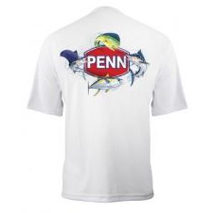 Penn Tričko PERFORMANCE SHORT SLEEVE WHITE-Veľkosť L