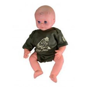 R-SPEKT Baby body Carp friend khaki-Veľkosť 6-12 mes.