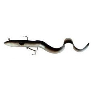 Savage Gear Gumová nástraha 3D Real Eel Ready To Fish 20 cm Black Green Pearl-30 cm