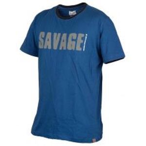 Savage Gear Tričko Simply Savage Tee Blue-Veľkosť S