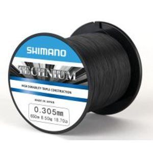 Shimano Vlasec Technium 300 m Čierna-Priemer 0,25 mm / Nosnosť 6,1 kg