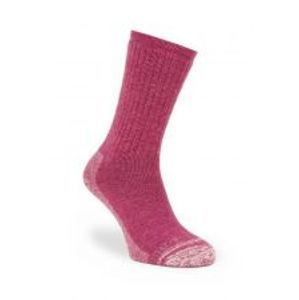 Silverpoint Ponožky Pánské Alpaca Merino Wool Hiker Raspberry-Veľkosť 36-38