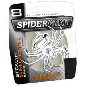 Spiderwire Splietaná šnúra Stealth Smooth 8 priehľadná-Priemer 0,35 mm / Nosnosť 40,8 kg / Návin 1 m
