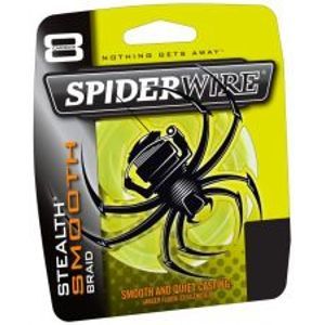 Spiderwire Splietaná šnúra Stealth Smooth 8 žltá-Priemer 0,08 mm / Nosnosť 7,3 kg / Návin 1 m