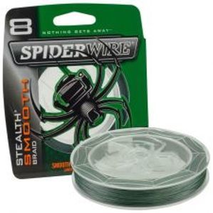 Spiderwire Splietaná Šnúra Stealth Smooth 8 150 m  Zelená-Priemer 0,25 mm / Nosnosť 27,3 kg