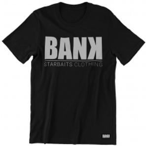 Starbaits Tričko Bank Black-Veľkosť XL