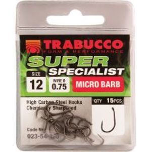 Trabucco Háčiky Super Specialist 15 ks-Veľkosť 12